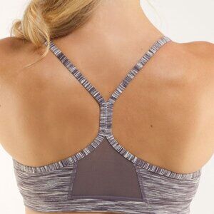 Lululemon Flow Y Sports Bra in Magnum Space Dye / Magnum